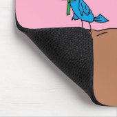 Echtgenote van vogelmad bij Husband Mousepad Muismat (Hoek)