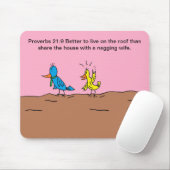 Echtgenote van vogelmad bij Husband Mousepad Muismat (Met muis)