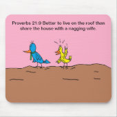 Echtgenote van vogelmad bij Husband Mousepad Muismat (Voorkant)