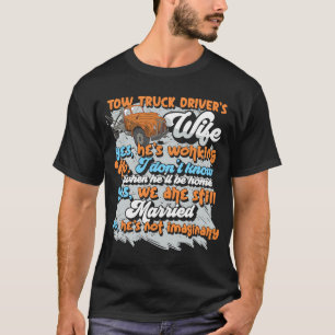 Echtgenote van vrachtwagenchauffeur t-shirt
