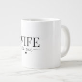 Echtgenote Vastgesteld 2025 Grote Koffiekop (Voorkant rechts)