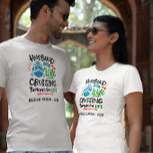 Echtgenote Vrouw Cruising Partners Honeymoon T-shirt