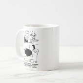 Echtgenote zegt dat hij nooit lid zal zijn van de  koffiemok (Voorkant links)