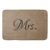 Echtgenote - Zijn en haar Mr en Mrs Bride Groom Bu Badmat (Voorkant)