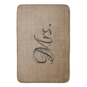 Echtgenote - Zijn en haar Mr en Mrs Bride Groom Bu Badmat (Voorkant Verticaal)