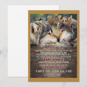 Echtgenoten Liefhebbers | Aan Mijn Echtgenoot Ik H Feestdagenkaart (Voorkant / Achterkant)