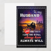 Echtgenoten Liefhebbers | Aan mijn man Ik hield va Kaart (Voorkant / Achterkant)