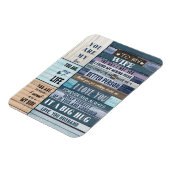 Echtgenoten Liefhebbers | Aan Mijn Vrouw Ik Hou Va Magneet (Linkerzijde)