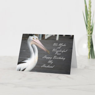 Echtgenoten Verjaardag Pelicans Kaart