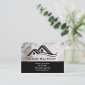 Echtgoed Dak Marble Visitekaartje (Staand voorkant)