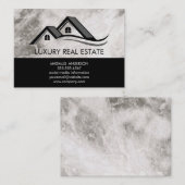 Echtgoed Dak Marble Visitekaartje (Voorkant / Achterkant)