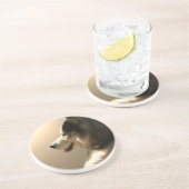 Echthandig Onderzetter Aangepast hapje Puppy Dog O (Zijkant)