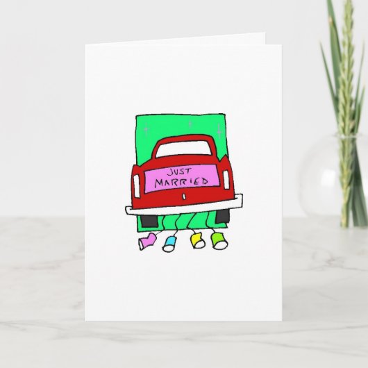 Echtpaar Gefeliciteerd Huwelijkskaart Kaart (Voorkant)