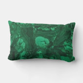 Echtpaar Newlywed Bright Green Edelsteen Kussen (Achterkant)