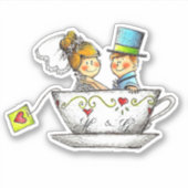 echtpaar sticker (Voorkant)