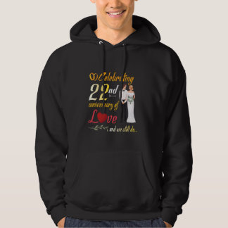 Echtpaar viert 22ste Jubileum van liefde en wij Hoodie