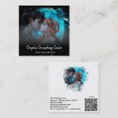 *~* echtparen counseling AP55 engelen QR Vierkante Visitekaartje (Voorkant / Achterkant)