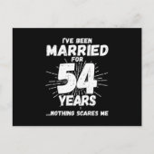 Echtparen Getrouwd 54 Jaar Grappig 54e Trouwdag Briefkaart (Voorkant)