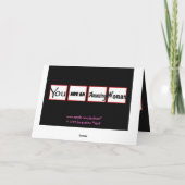 Echtscheiding Aanmoediging Je bent een van een vri Kaart (Achterkant)