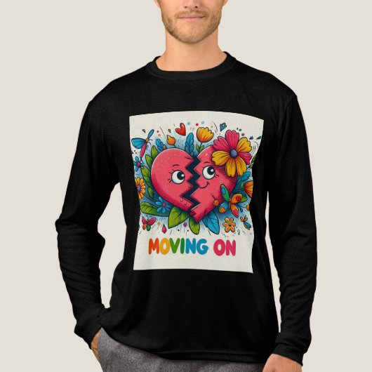 Echtscheiding en breuk Tri-Blend shirt (Voorkant volledig)