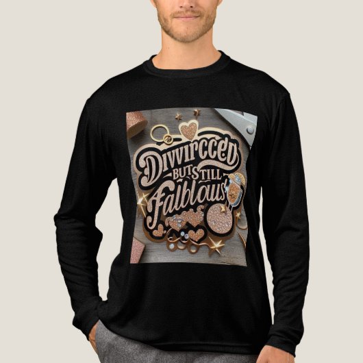 Echtscheiding en breuk Tri-Blend shirt (Voorkant volledig)