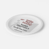 Echtscheiding Feest Viering Ex Hubby Start Verpakk Papieren Bordje (Gekanteld)