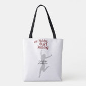 Echtscheiding Feest Viering Ex Hubby Start Verpakk Tote Bag (Achterkant)