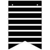 Echtscheiding Feest Viering Zwart Wit Vlaggetjes (Eerste vlag)