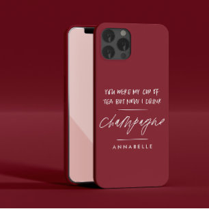 Echtscheiding Je was mijn kopje thee moderne kerse Case-Mate iPhone Case