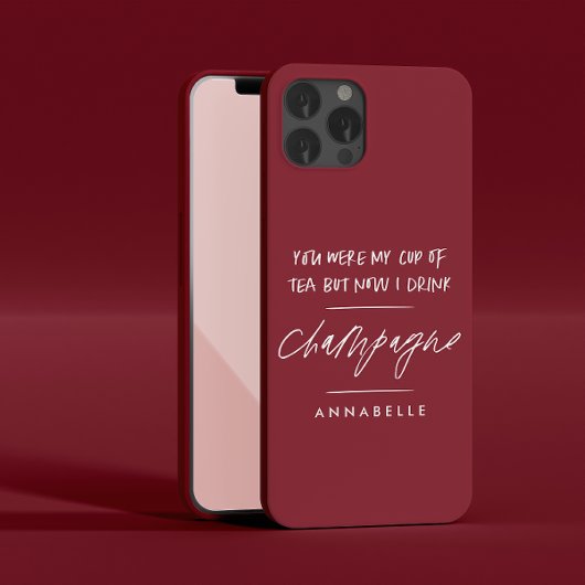 Echtscheiding Je was mijn kopje thee moderne kerse Case-Mate iPhone Case