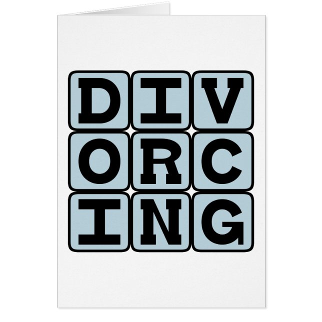 Echtscheiding, midden in de echtscheiding (Voorkant)
