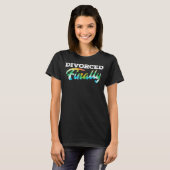 Echtscheiding Partij eindelijk gescheiden ex echtg T-shirt (Voorkant volledig)