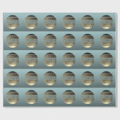 Echtscheiding partij goud platina cadeaupapier (Vlak)