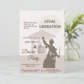 Echtscheiding partij nodigt uit: Juridische bevrij Kaart (Staand voorkant)