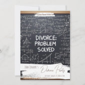 Echtscheiding partij nodigt uit: Probleem opgelost Kaart (Voorkant)