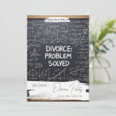 Echtscheiding partij nodigt uit: Probleem opgelost Kaart (Staand voorkant)