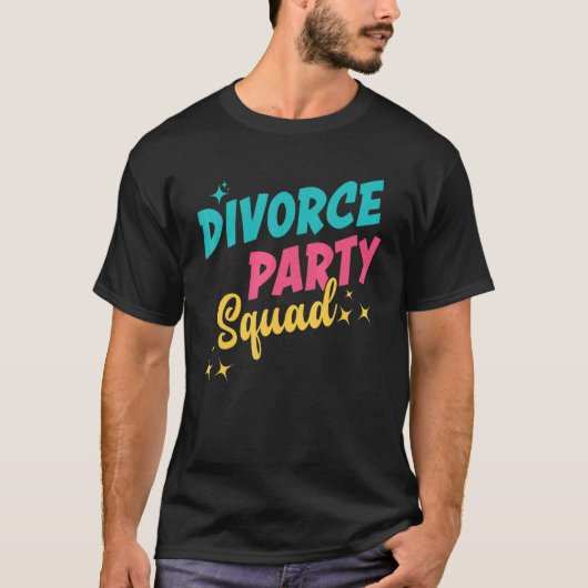 Echtscheiding Partij Squad Ex Man Ex Vrouw Net Sch T-shirt (Voorkant)