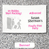 Echtscheiding Party Decor Eindelijk Gratis Grappig Spandoek