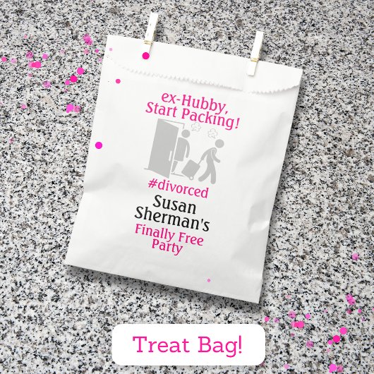 Echtscheiding Party Eindelijk Gratis Roze Decor Bedankzakje