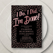 Echtscheiding Party Roos Gouden Confetti