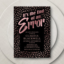 Echtscheiding Party Roos Gouden Confetti