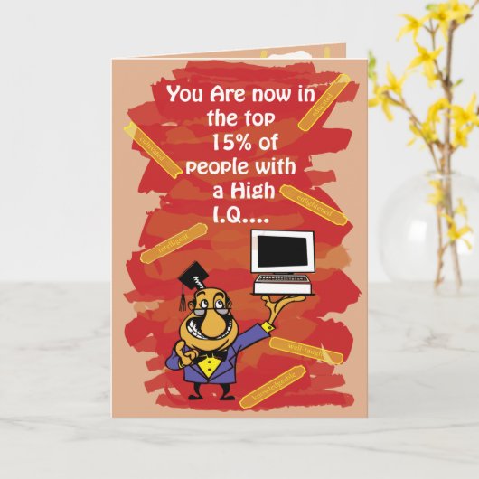 Echtscheidings-IQ-kaart Kaart (Gele Bloem)