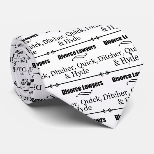 Echtscheidingsadvocaten Stropdas (Opgerold)