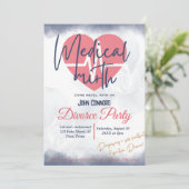 Echtscheidingsfeest nodigt uit: Medical Mirth Kaart (Staand voorkant)