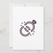 Echtscheidingsfeest nodigt uit: Uitgaan, Humoristi Kaart (Achterkant)