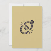 Echtscheidingsfeest nodigt uit: Unhitched hoots. H Kaart (Achterkant)