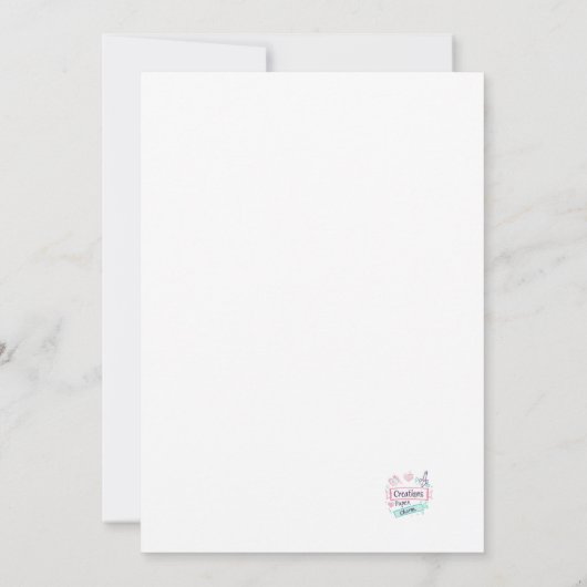 Echtscheidingsfeest uitnodigen kaart (Achterkant)