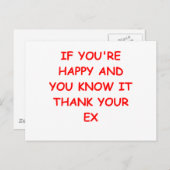 echtscheidingsgrap briefkaart (Voorkant / Achterkant)