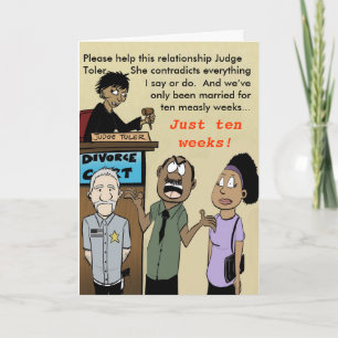 Echtscheidingsrechtbank: 10 weken kaart