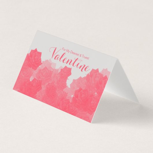 Echtste Valentijnmatte Vouwkaart Kaart (Voorkant)